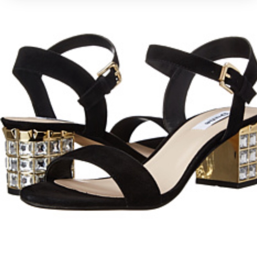 Dune Harrah rhinestone mid heel shoes